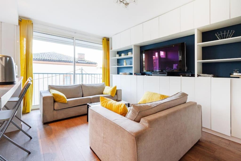 Double Appartement, Saint Michel, Parking, Wifi Тулуза Экстерьер фото
